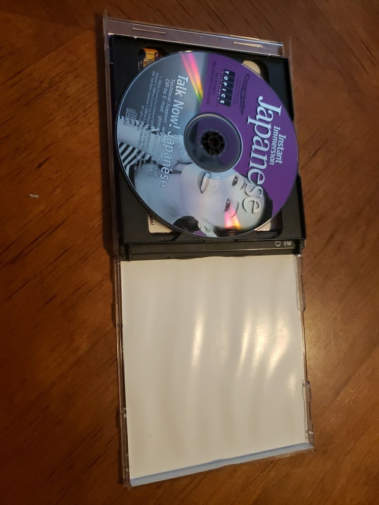 Instant Immersion Japanese 2 Disc CD ROM MAC & PC