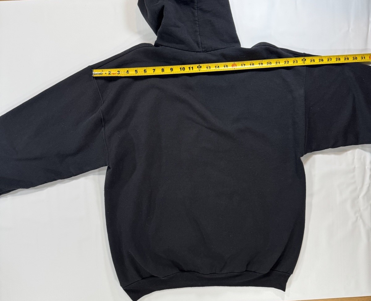 Nightmare Before Christmas Black Hoodie Disney Jack Skellington XL Pullover