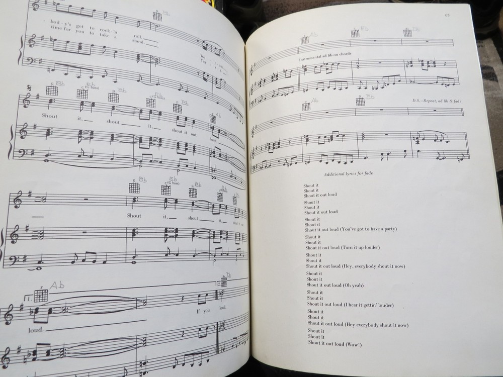 KISS DESTROYER SONGBOOK 1976 AUCOIN