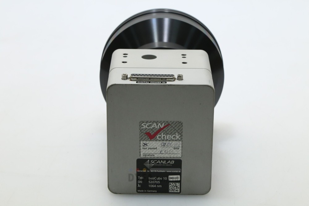 SCANLAB used basiCube10 λ=1064nm Galvanometer Scanner OPT-I-989=9L37-4