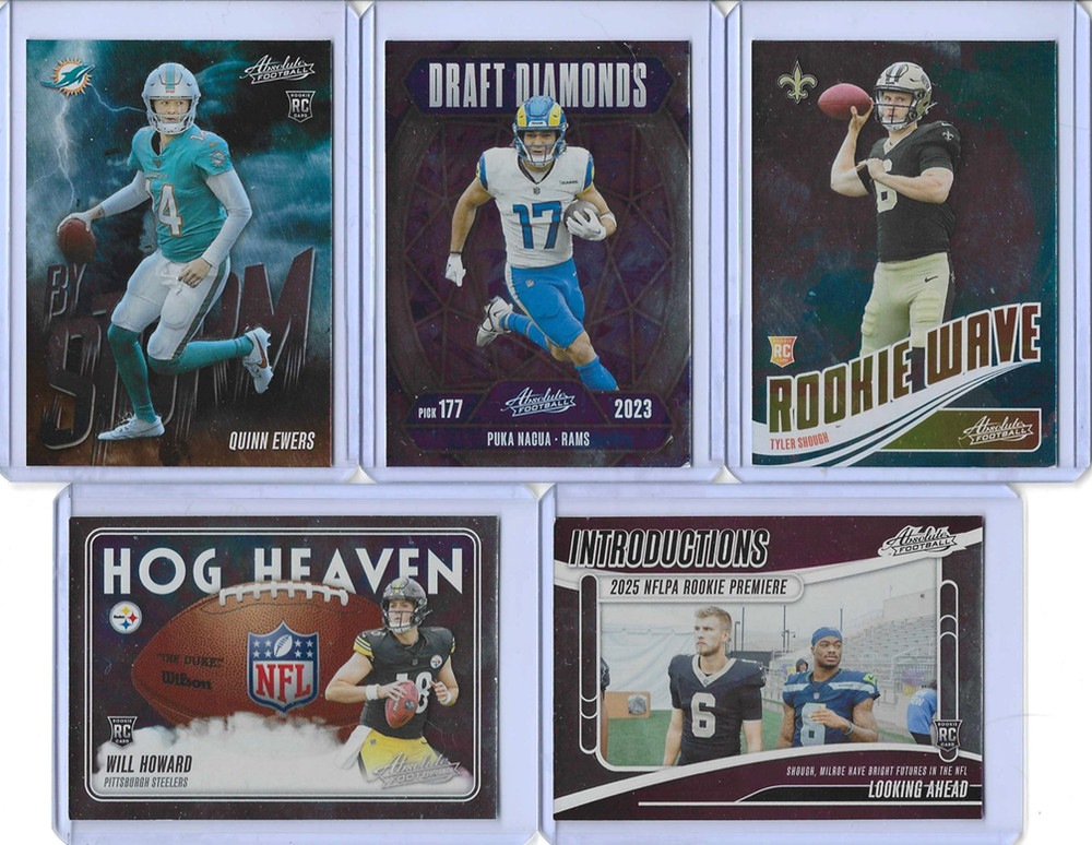 2025 Panini Absolute Inserts W/RC's 🏈🔥You Pick🔥🏈