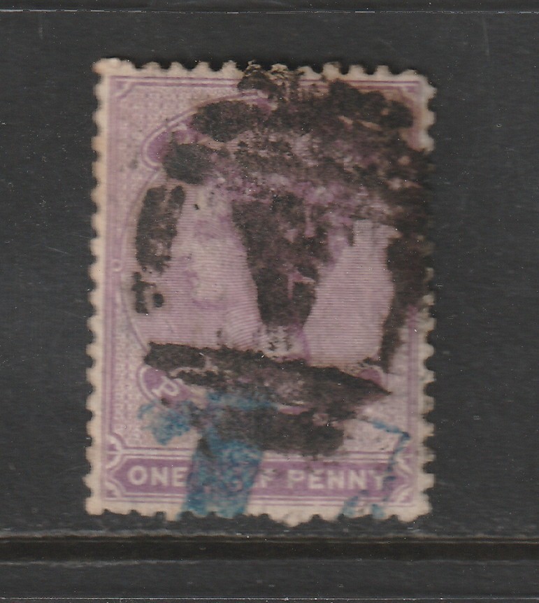 Ceylon Scott# 45 Used  Blue Cancel