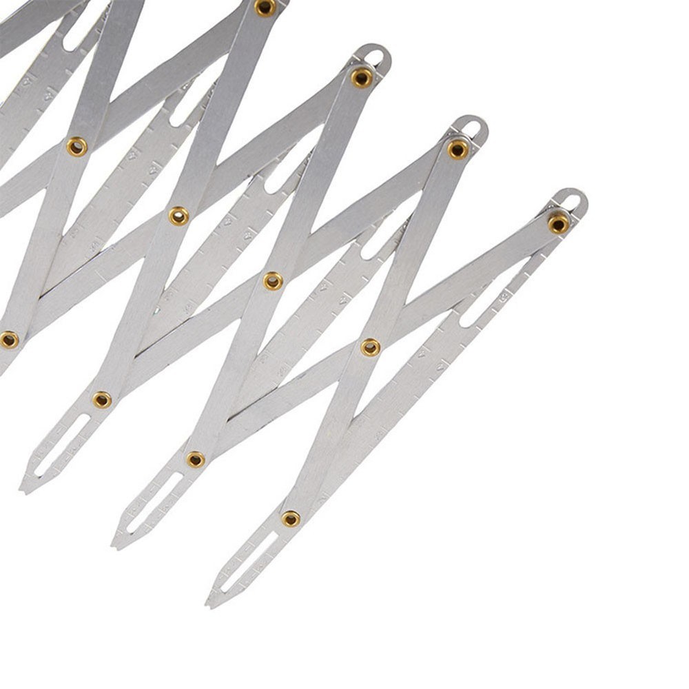 Adjustable Sewing Gauge Tool for Curtain Crafting and Button Placement