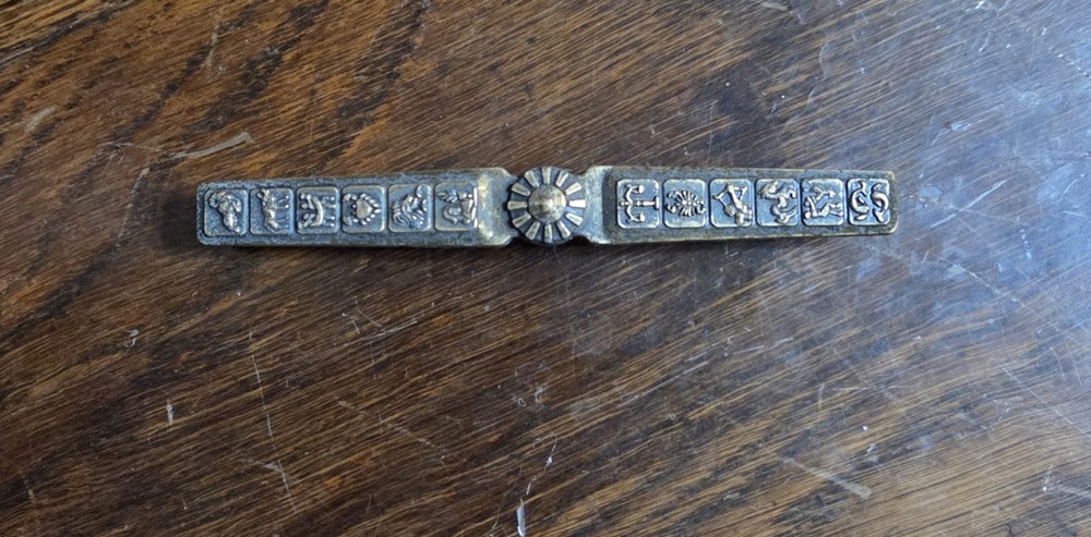 x3 Vintage Ajax Zodiac Drawer Pulls Knobs Handles