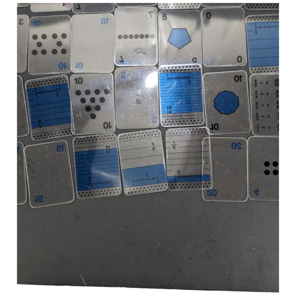 Overhead Math Manipulatives Dominoes Teaching Tiles