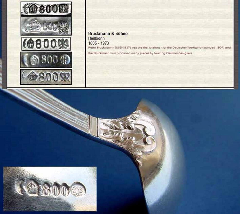 Empire Spoon Bruckmann 800 Silver A161