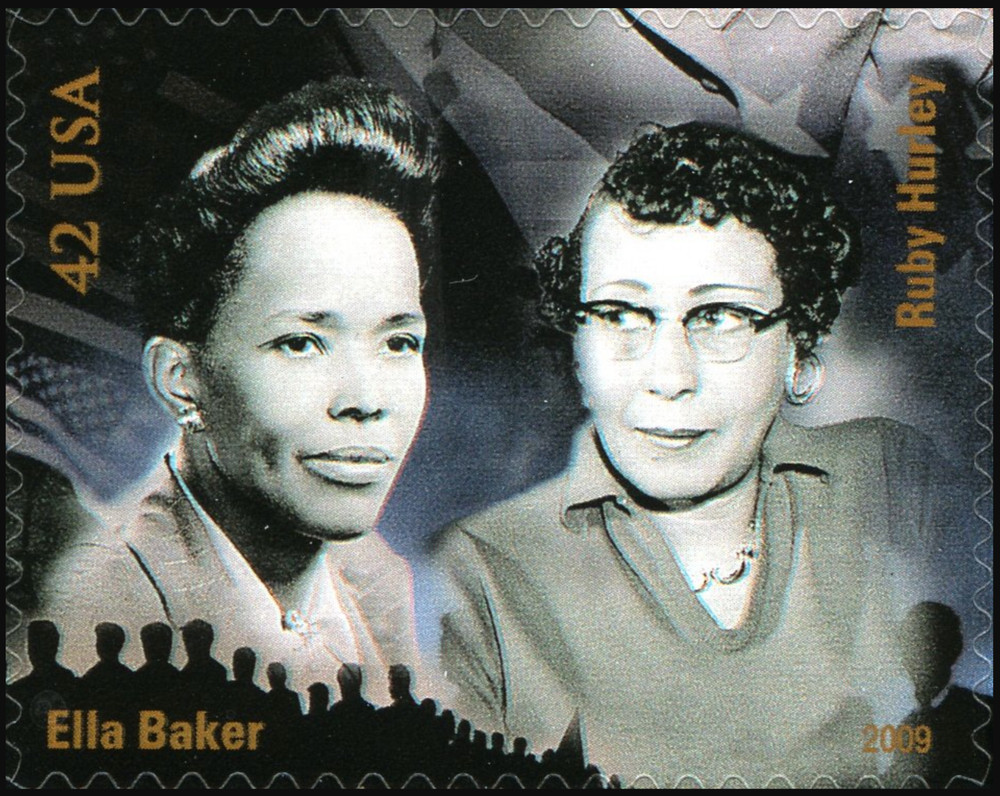 US #4384f MNH 2009 Ella Baker & Ruby Hurley