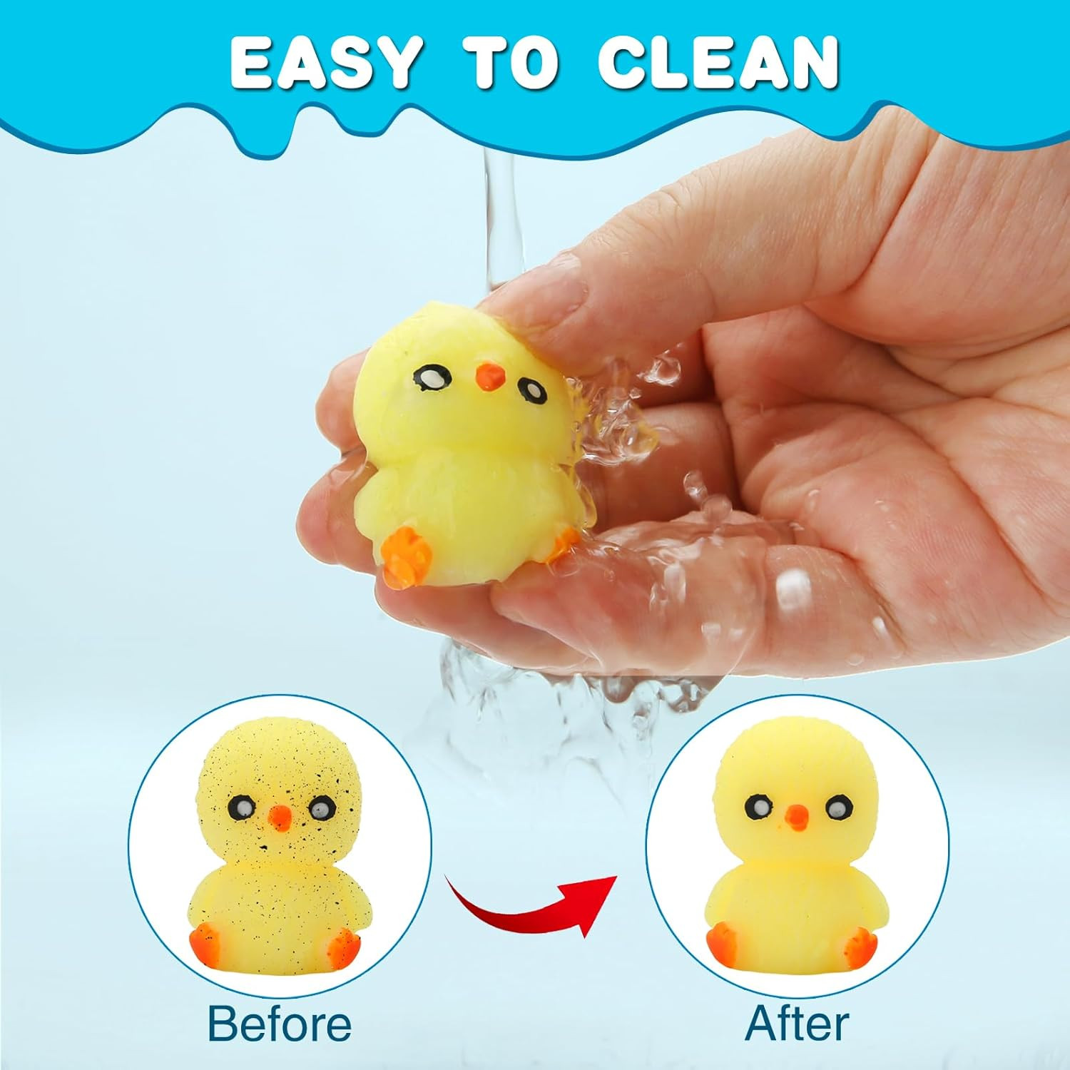 30 Pack Squishy Toys, Kawaii Squishies Party Favors for Kids 4-8 8-12 Treasure B