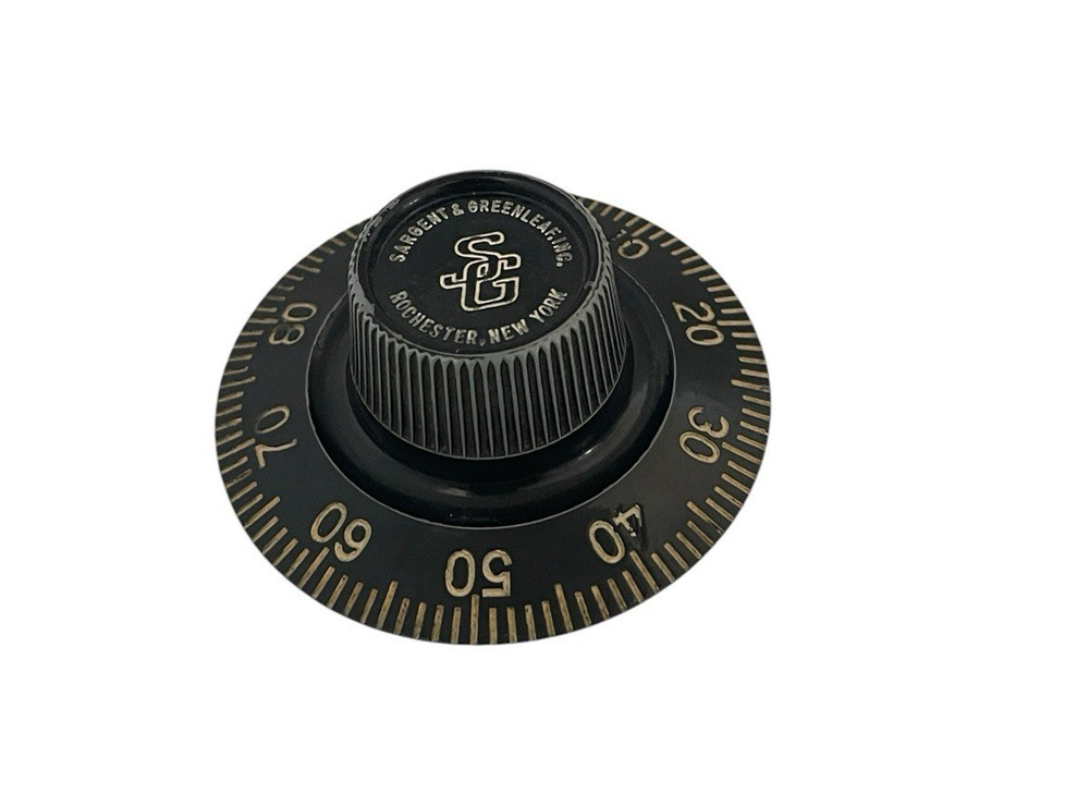 Antique Sargent & Greenleaf Safe Dial Knob Lock Combination Dial