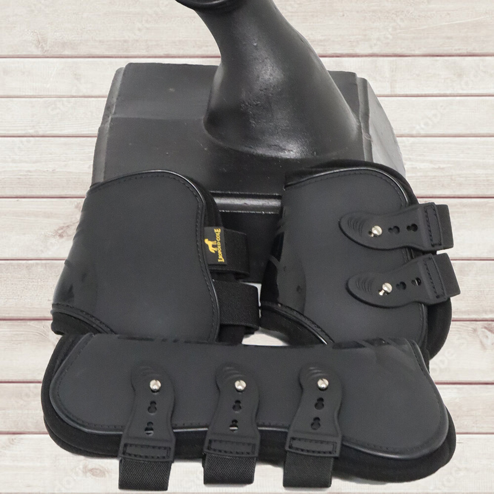 NEW Leopold Cole Black Large Jump Boots