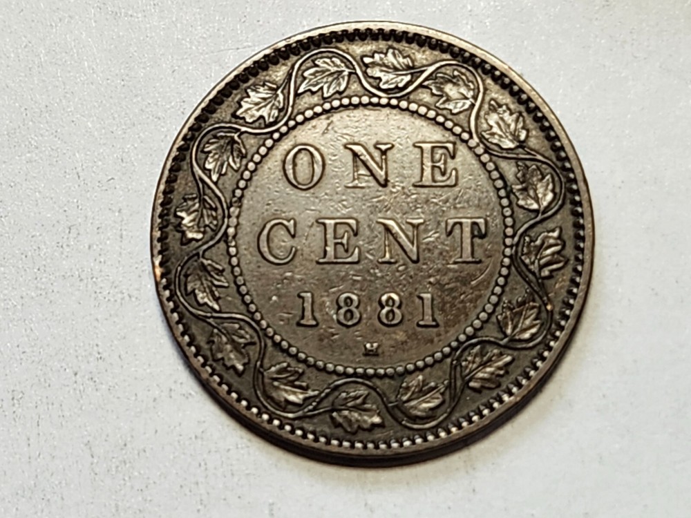 1881 H Canada One Cent 1170