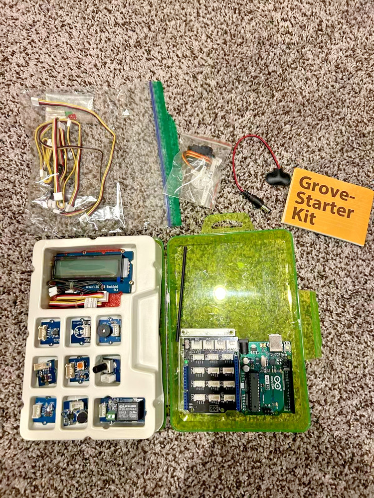 Grove Starter Kit rapid prototyping, STEM education, and learning Arduino coding