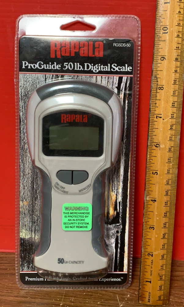 Rapala ProGuide 50lb Digital Scale NOS FS