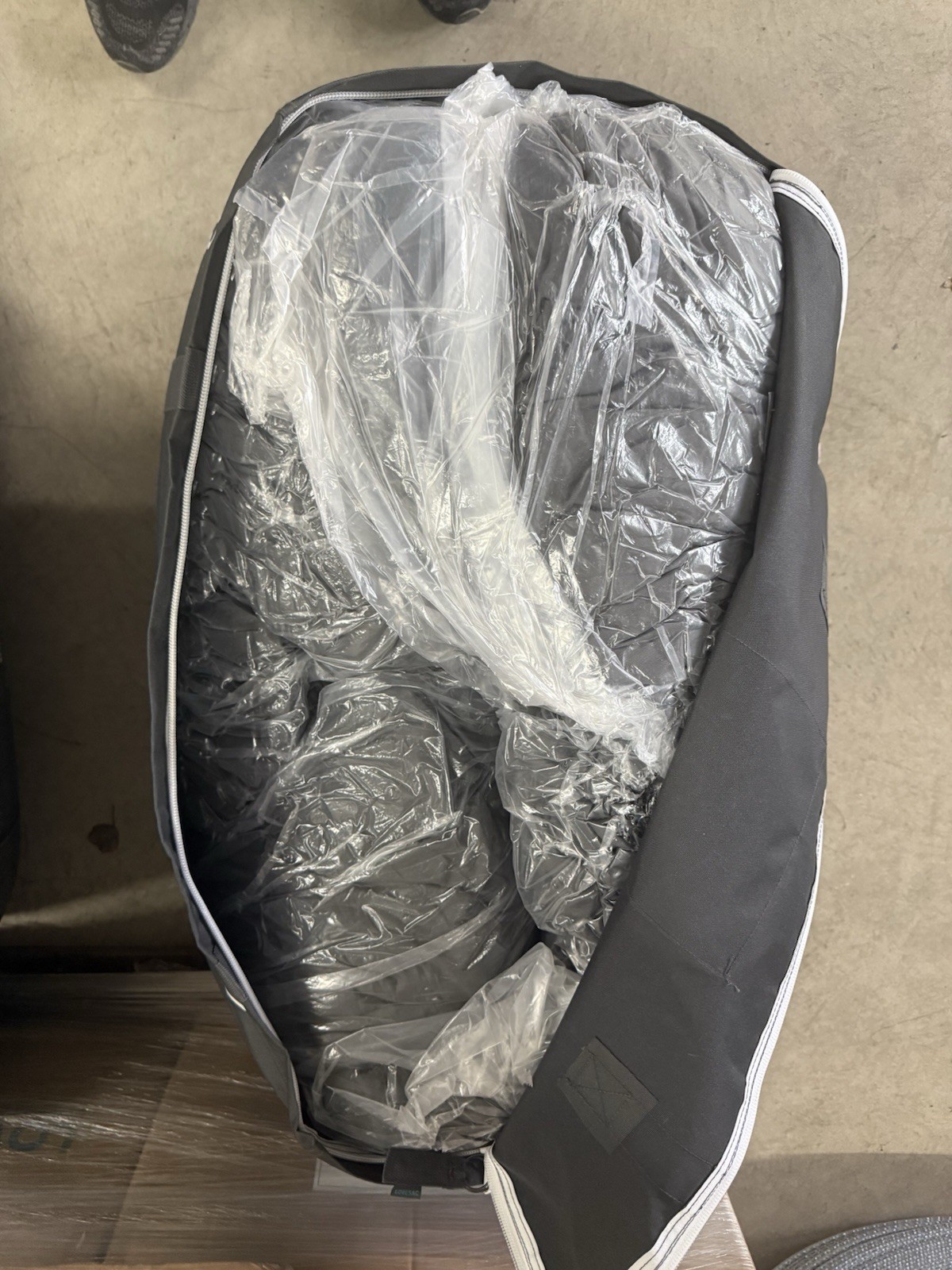 Lovesac CitySac Bean Bag Chair w/ Silver Liger Phur Cover – Free Shipping