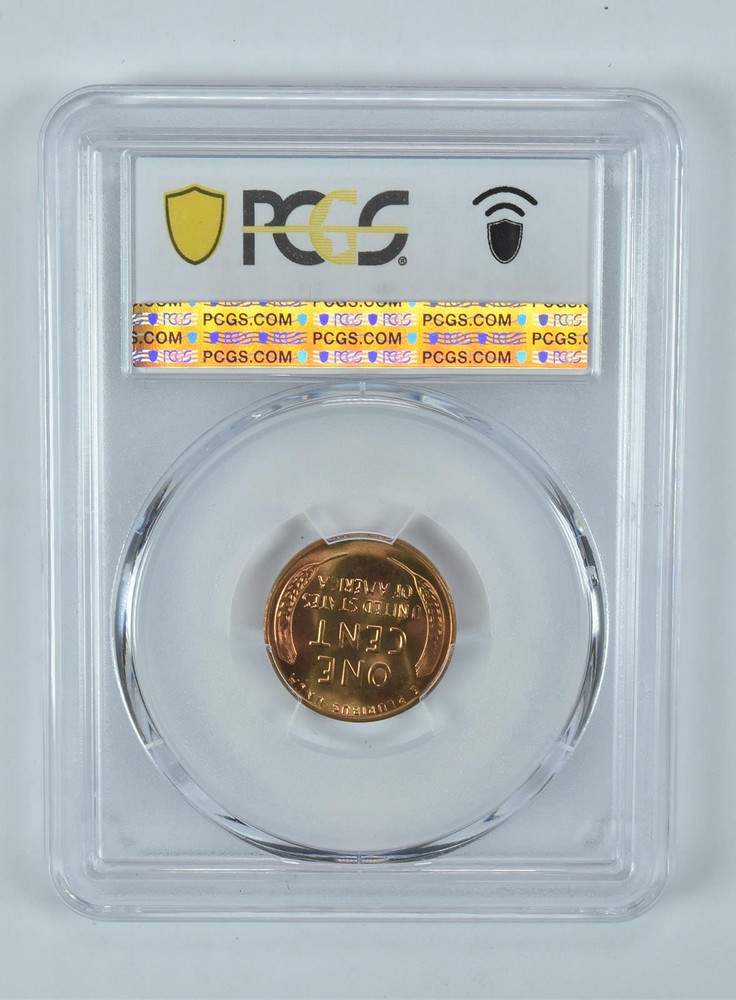 1954-S Lincoln Wheat Cent MS65 RD PCGS Blue Label
