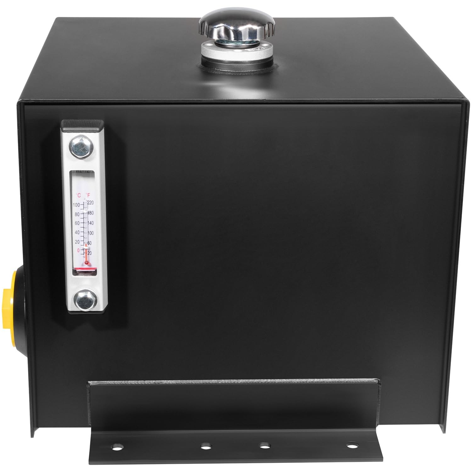 7 Gallon Hydraulic Fluid Reservoir Tank with Temp Gauge, Sight-Gauge & Breather
