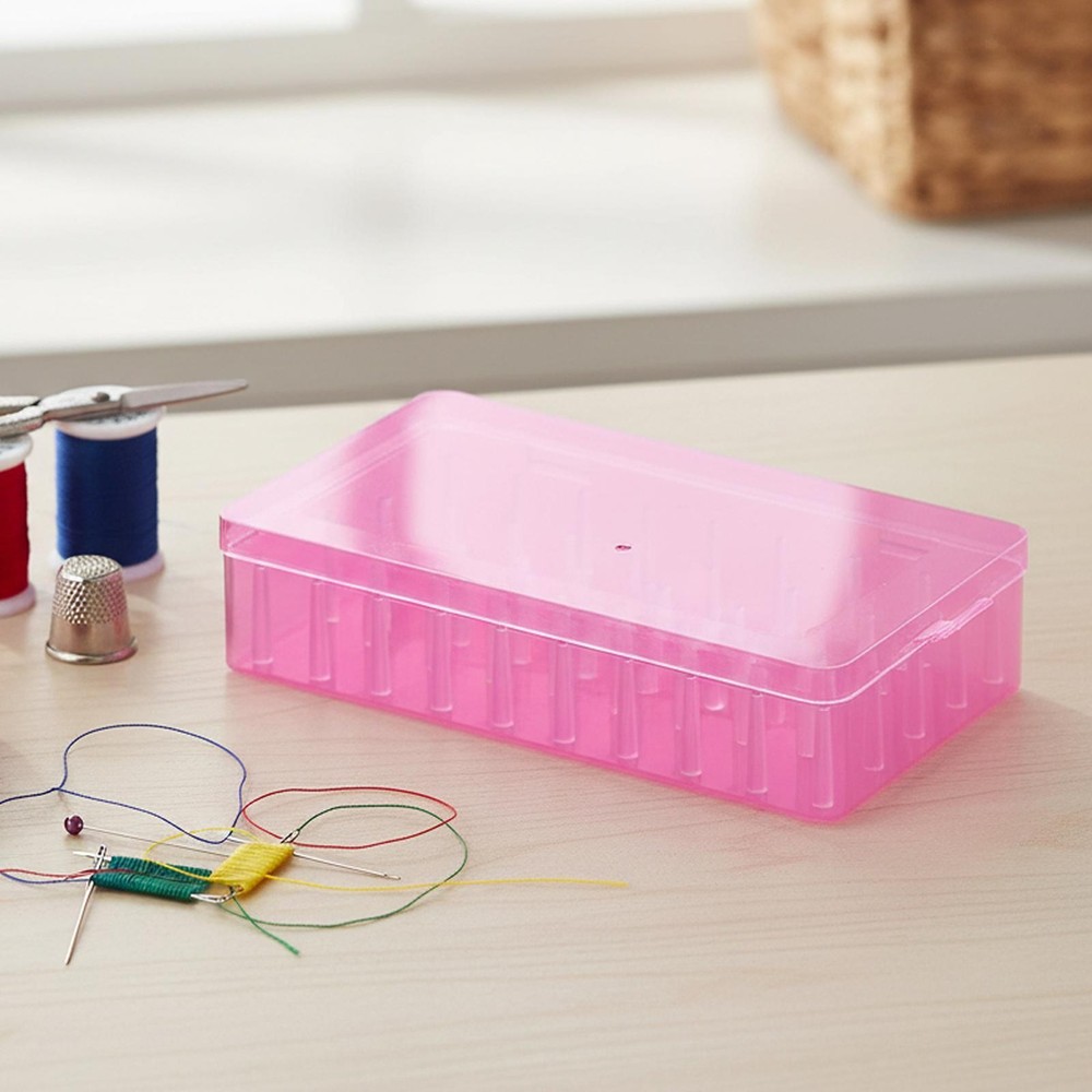 Sewing Thread Box Multipurpose Bobbins Storage Case for Household Embroidery