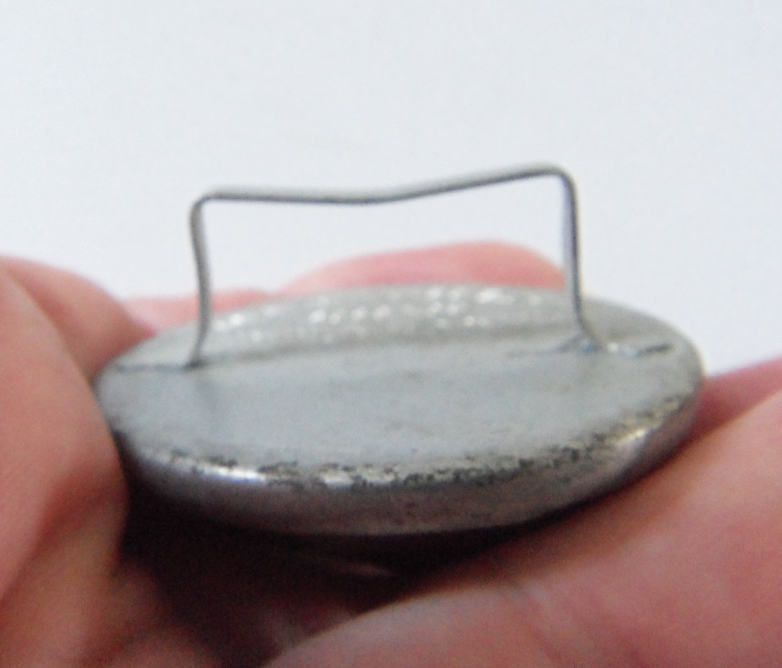 Vintage Glass Domed HORSE BRIDLE ROSETTES Equestrian Decorative Chapman MINN