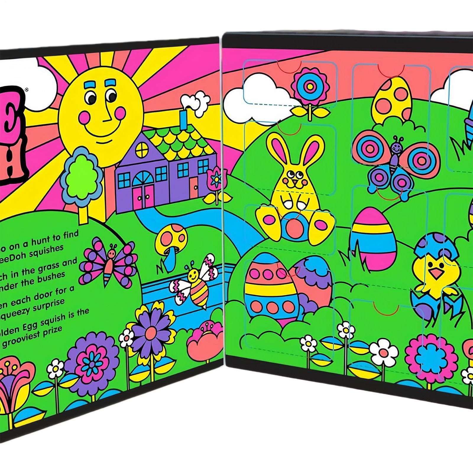 Nee Doh Easter Desk Decor Golden Egg Hunt Game Holiday Collectibles