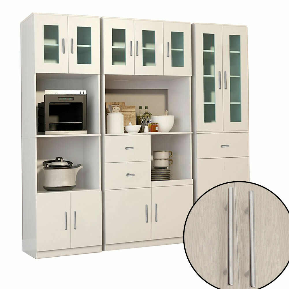 30 PCS 2"-16" Brushed Nickel Cabinet Pulls Stainless Steel Drawer T Bar Handles