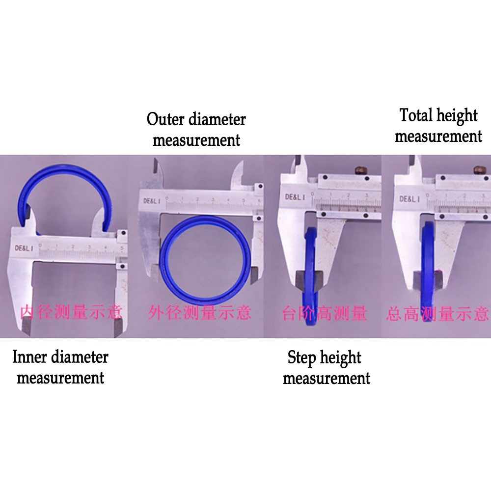 PU Oil Seal U-Cup DHS For Piston/Hydraulic Rod Dustproof Rings ID 10-160mm