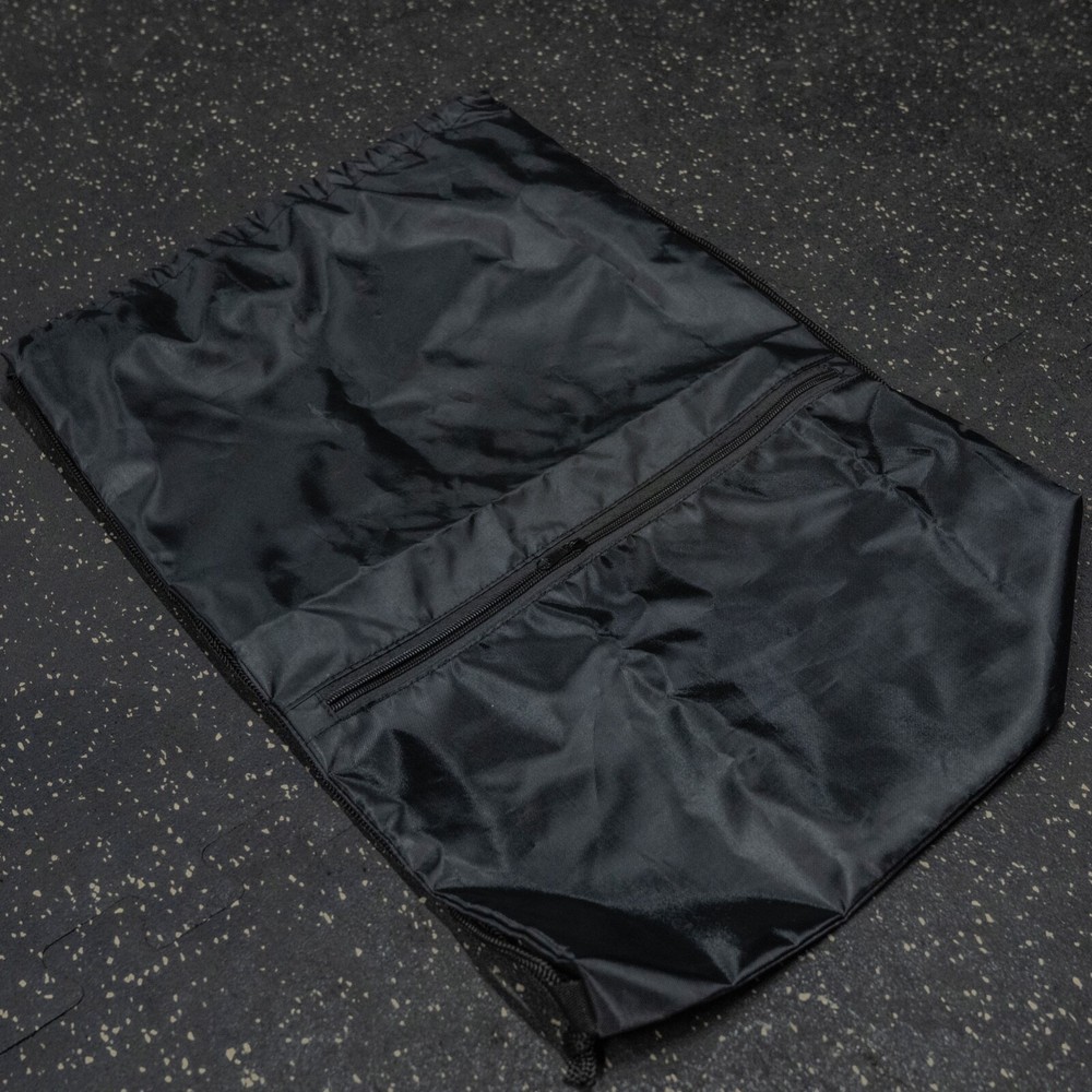 Drawstring Backpack String Bag Sackpack-XL-NEW-Front Zipper Pocket-Extra Large