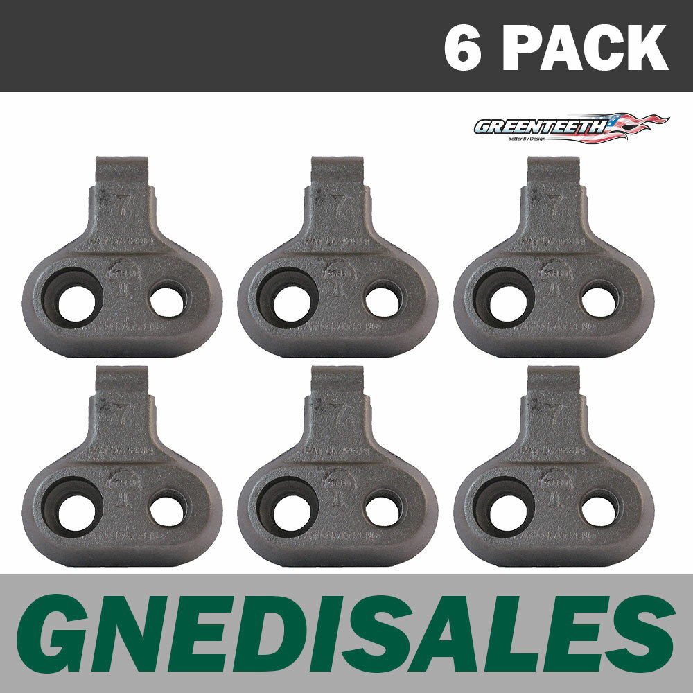 700 Series Greenteeth Straight Pockets - 6 pack
