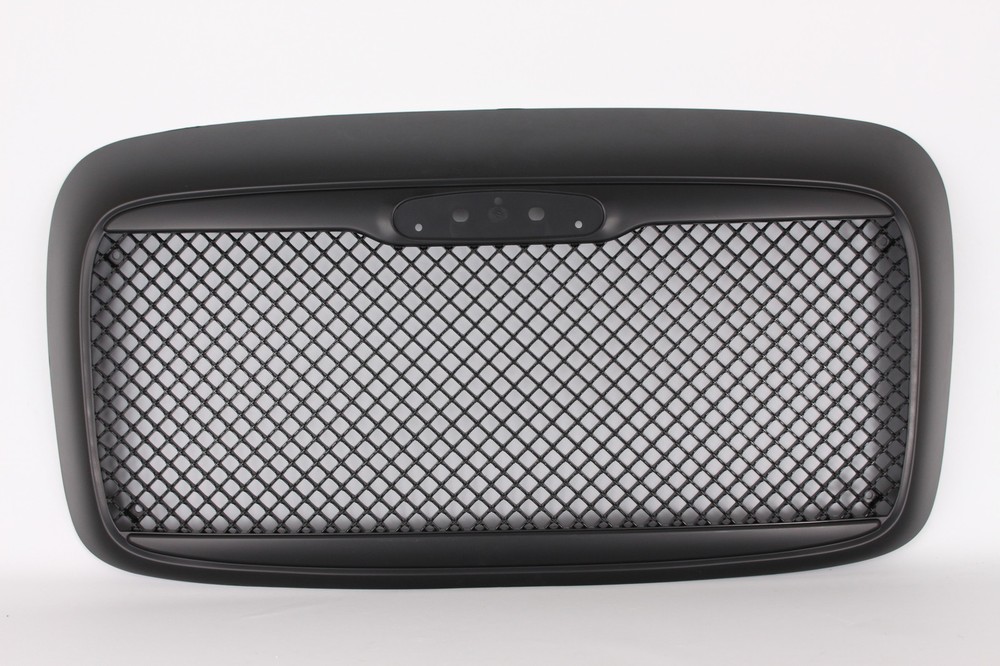 BLACK CUSTOM MESH GRILL FREIGHTLINER COLUMBIA 2000-2011 WITHOUT BUG SCREEN
