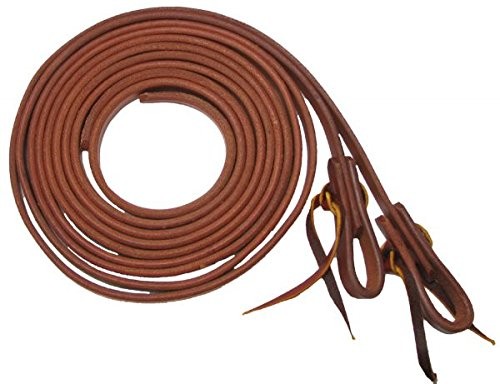 Showman 5/8" X 8' Oiled Harness Leather Split Reins