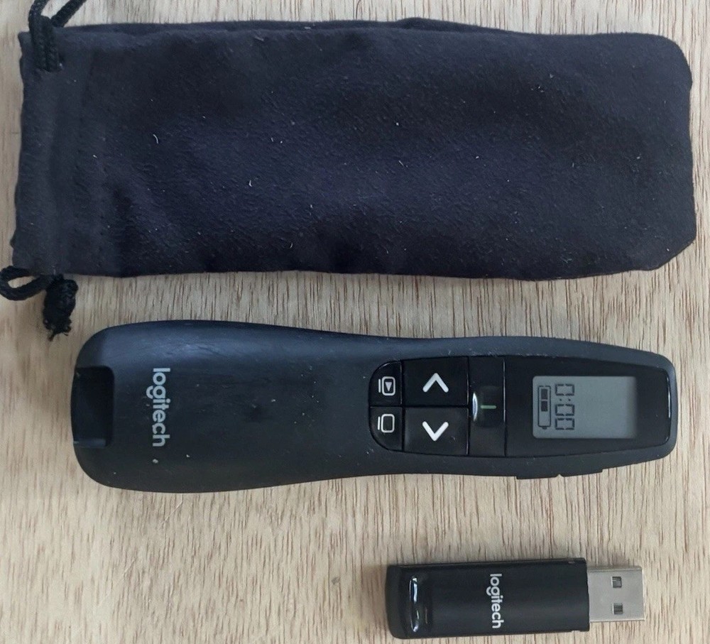 Logitech Professional Slideshow Remote Laser Pointer Presenter