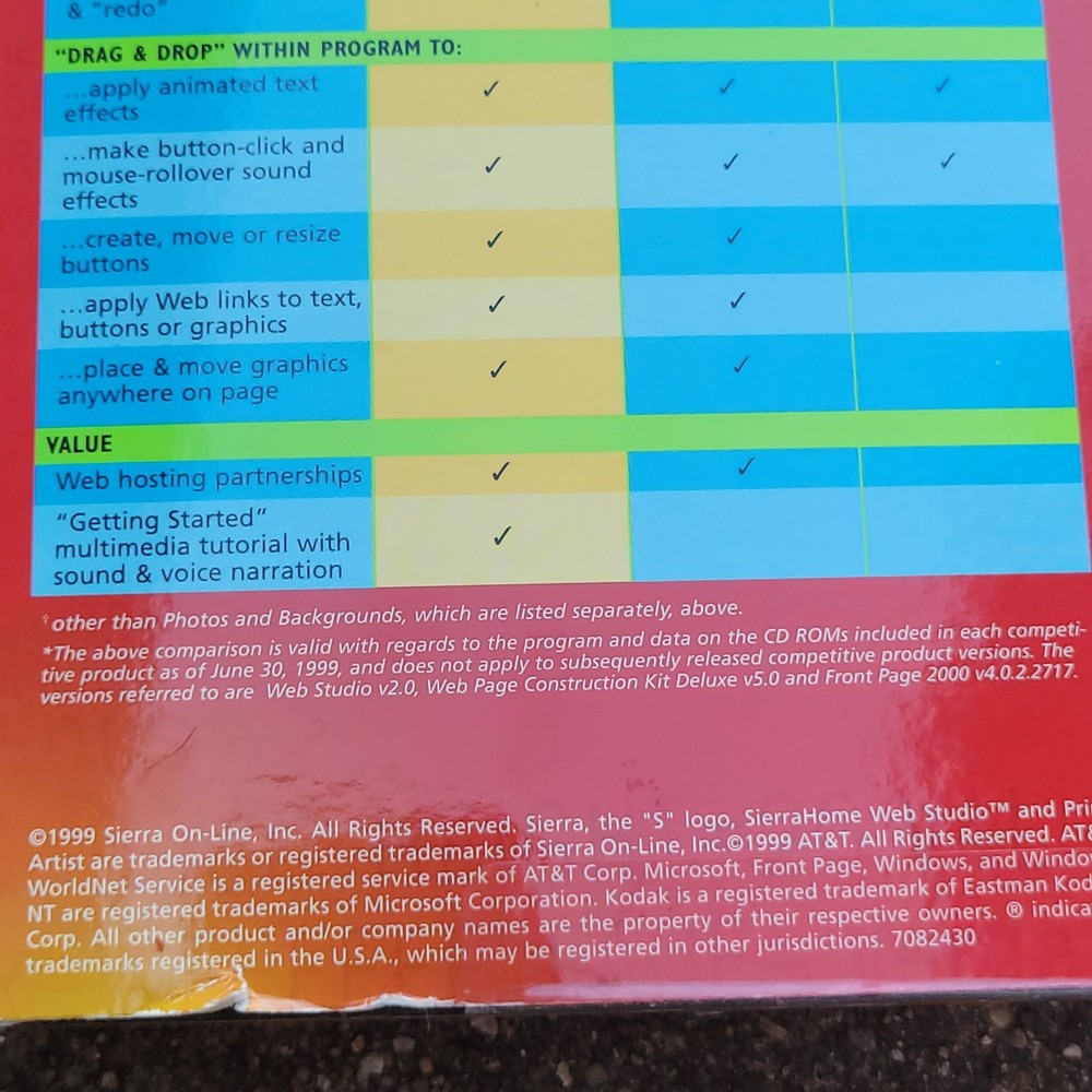 NEW Web Studio 2.0 PC CD Professional HTML Website Page Site Creation Tool