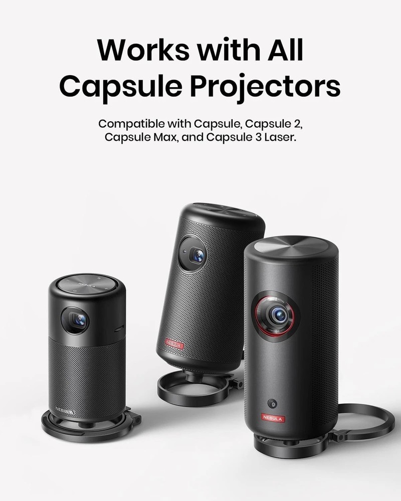 Compact Desktop Stand for Capsule Projectors