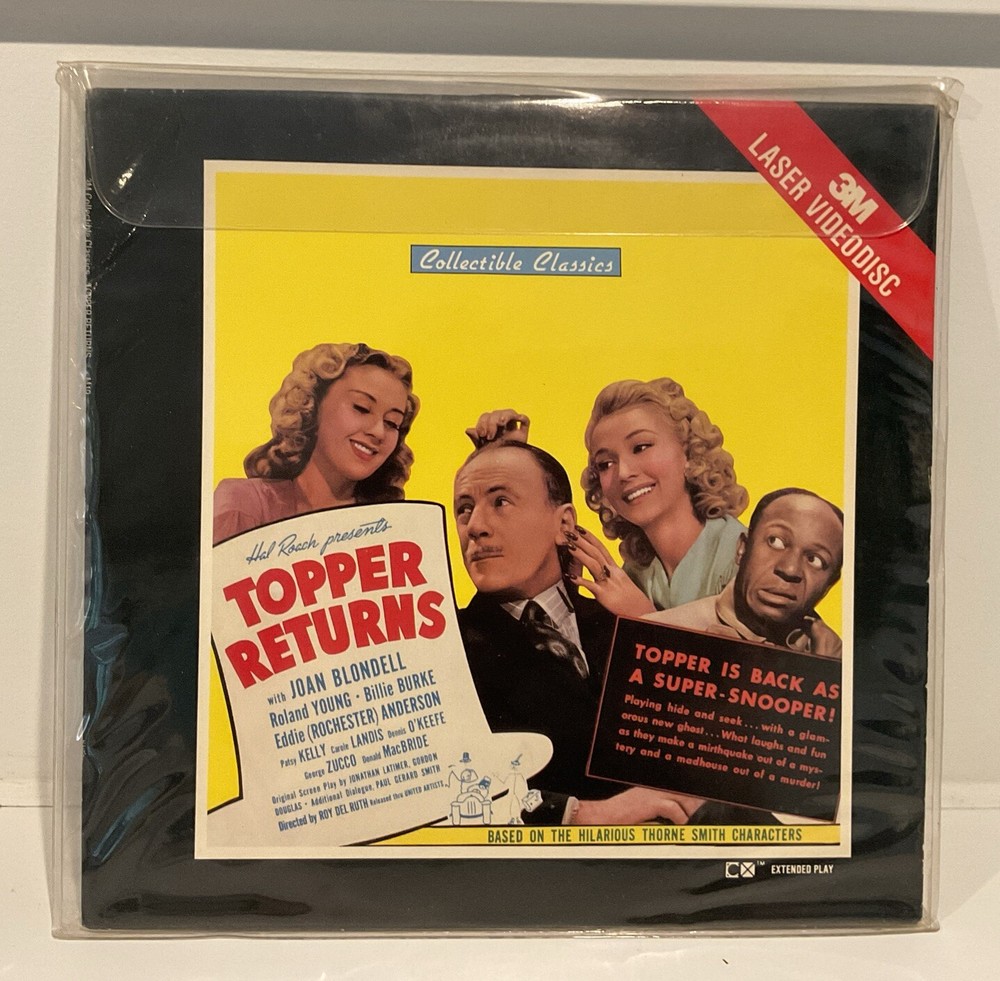 Collectible Classics "TOPPER RETURNS " Laser Videodisc