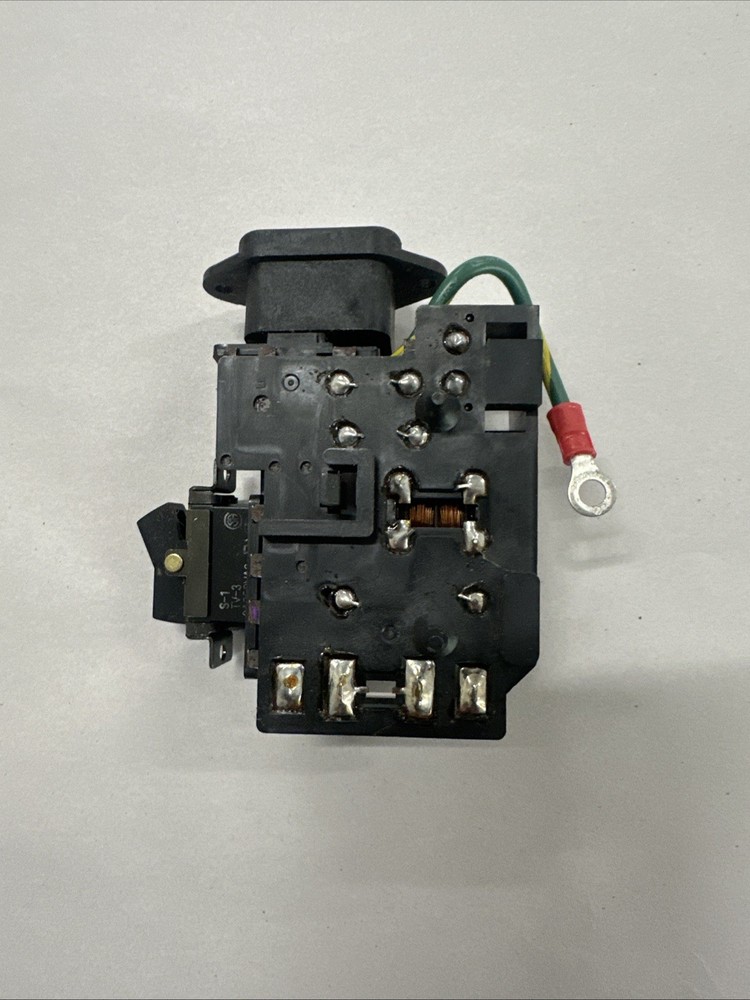 Okidata Microline 320 9 Pin Printer Power Button And Plug Connector - Tested