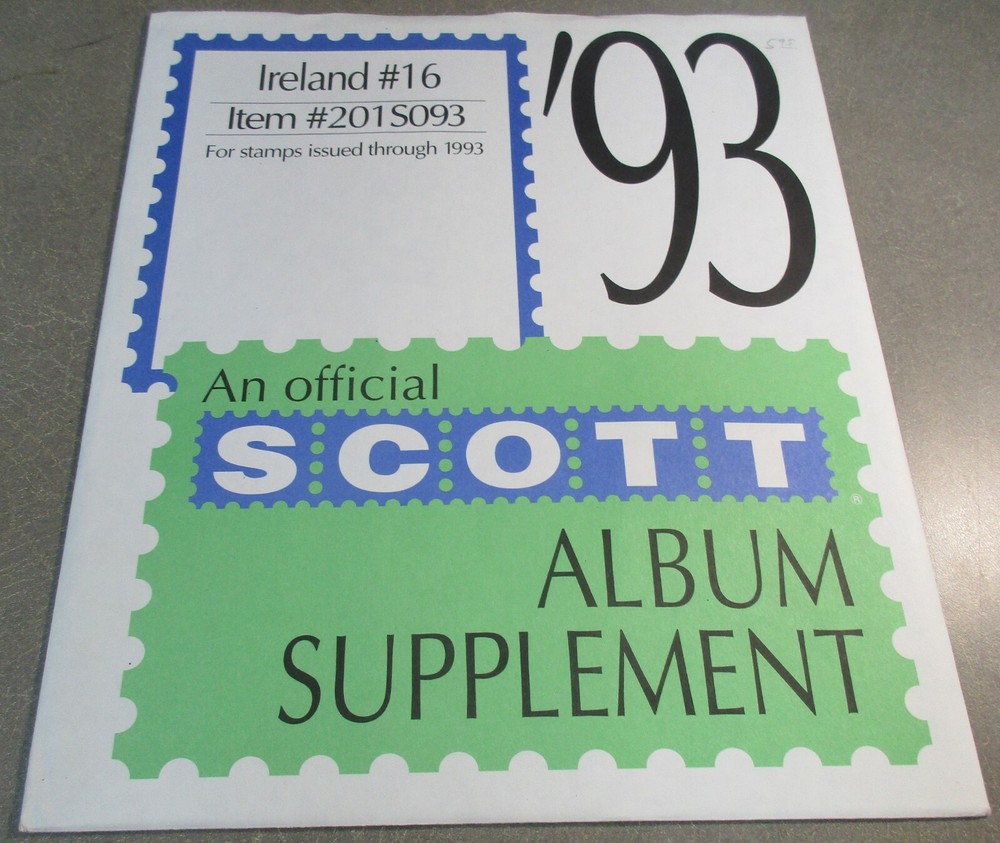 "SCOTT" IRELAND SUPPLEMENT # 16 1993 W/FREE SHIPPING!!