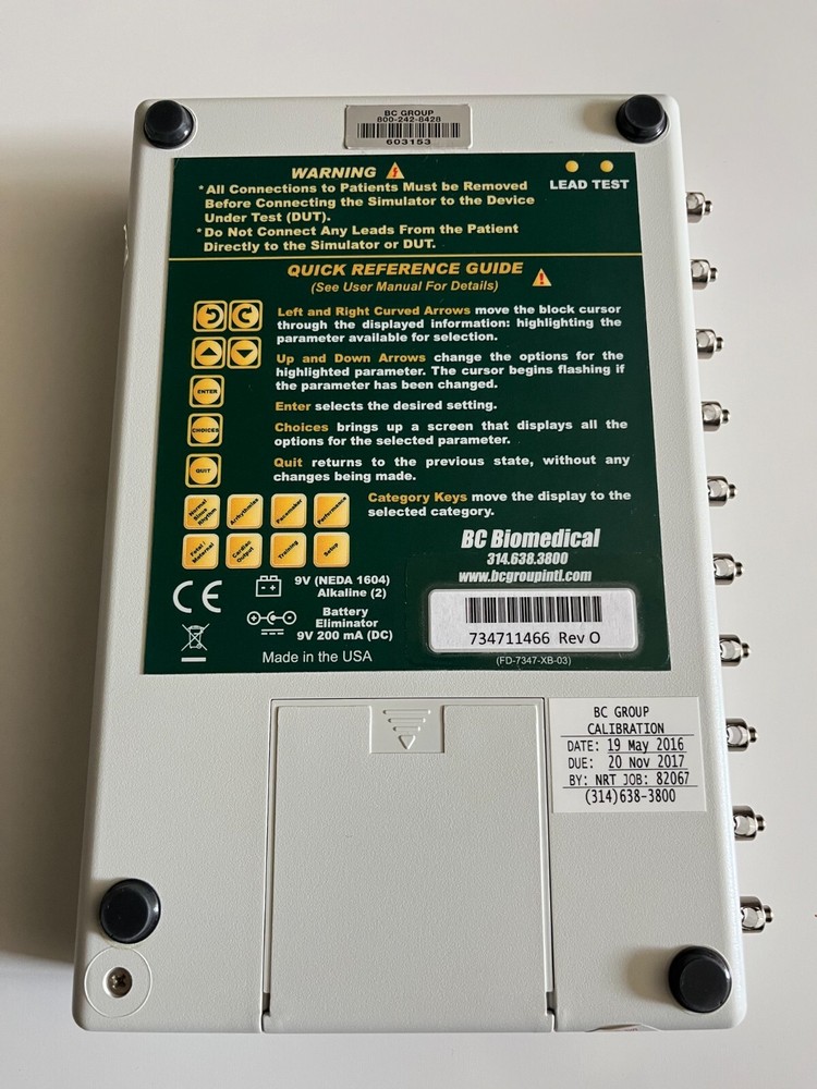 Patient Simulator BC Biomedical 2210