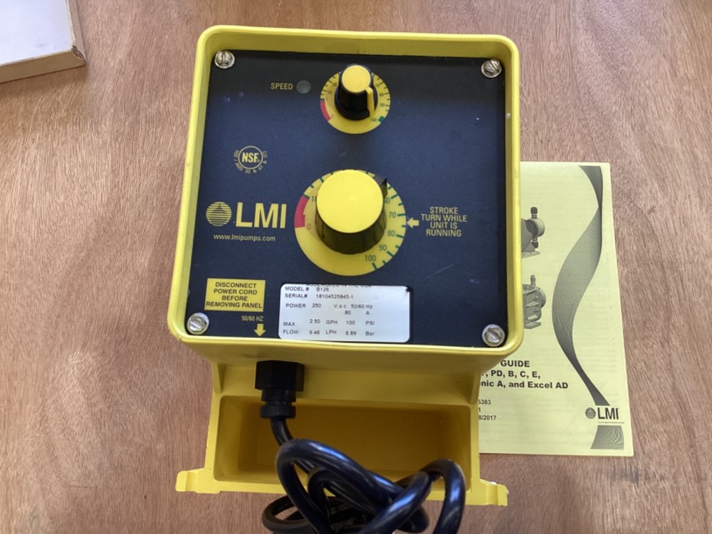 LMI B126 Electronic Controlled Metering Pump 250VAC