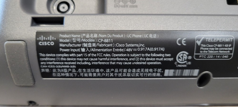 Cisco IP Phone 8811 - OPEN BOX