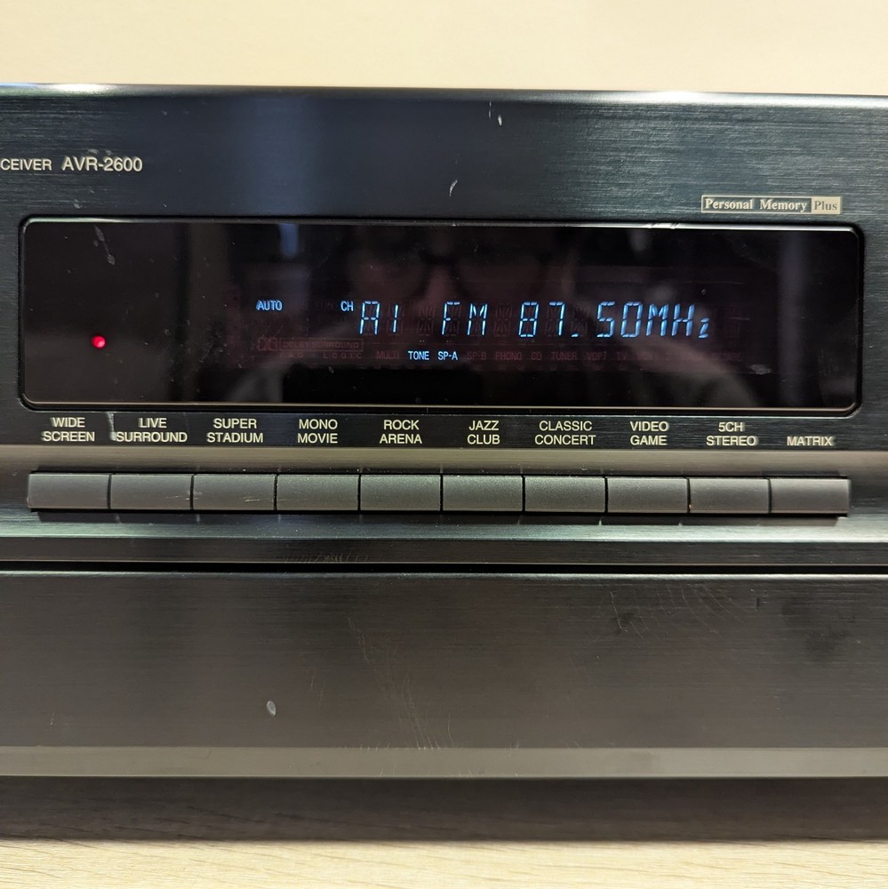 Denon AVR-2600 AV Surround Receiver + Remote & Operating Instructions Bundle