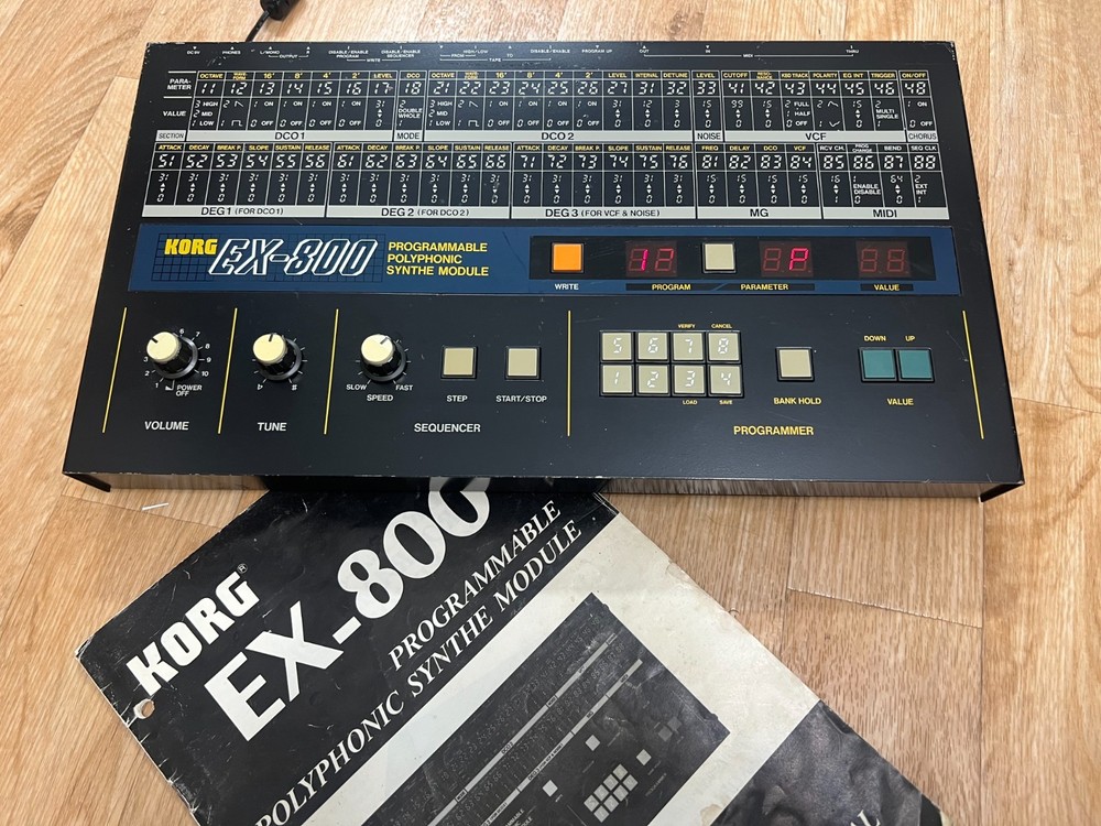 Korg EX-800 MIDI Synth Poly800