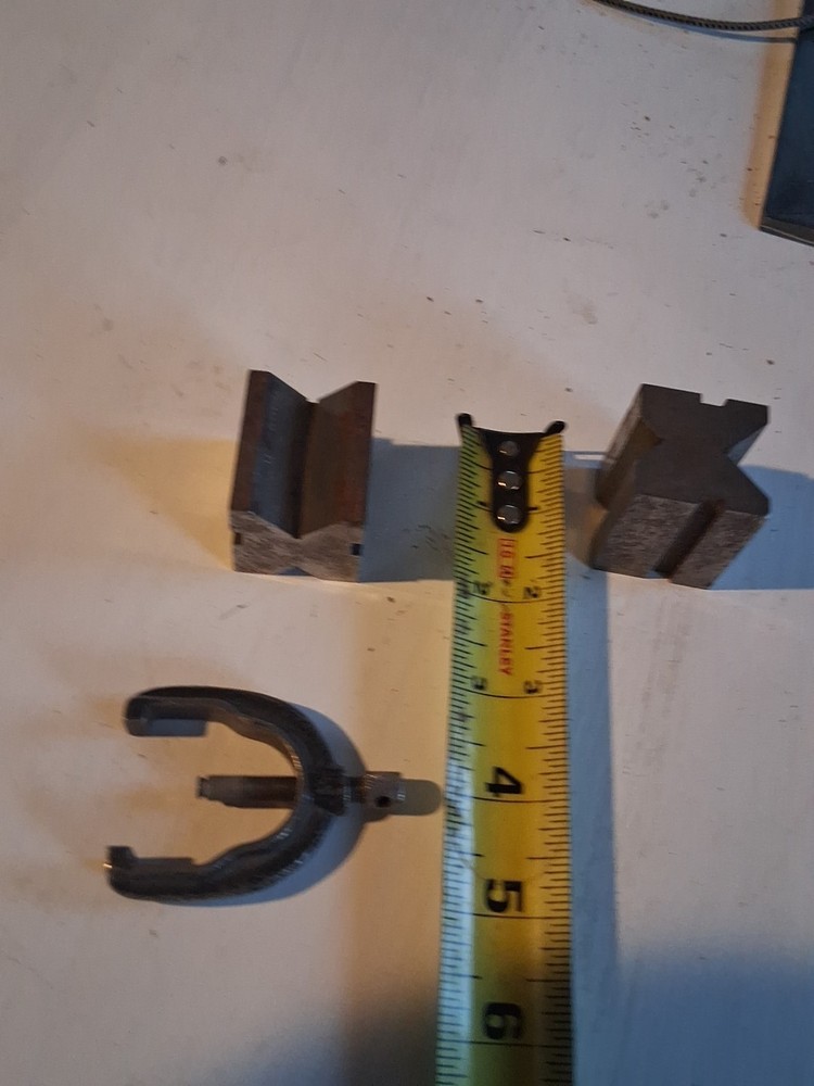starrett v blocks #953 Pair+ One Cast Clamp
