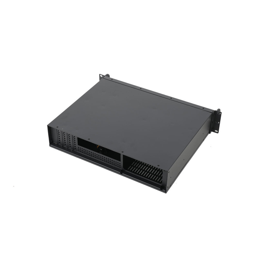 19 Inch Rackmount Server Enclosure 2U 2U Black - Only 38cm Deep