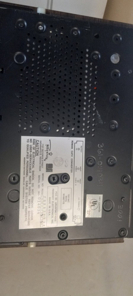 Vintage Regency Cable Box