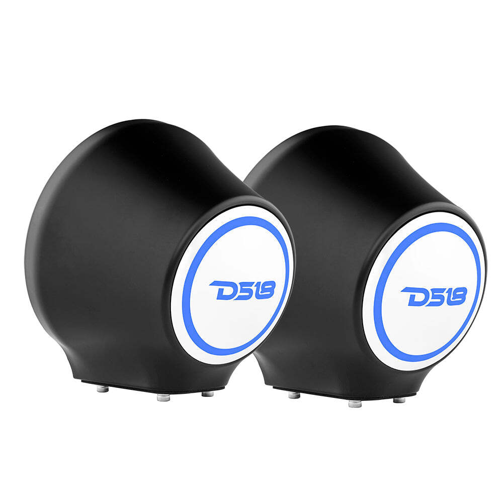 DS18 EN-JS6-BK 6.5" Jet Ski Marine Jeep UTV ATV Pod Speaker Enclosures POD Black