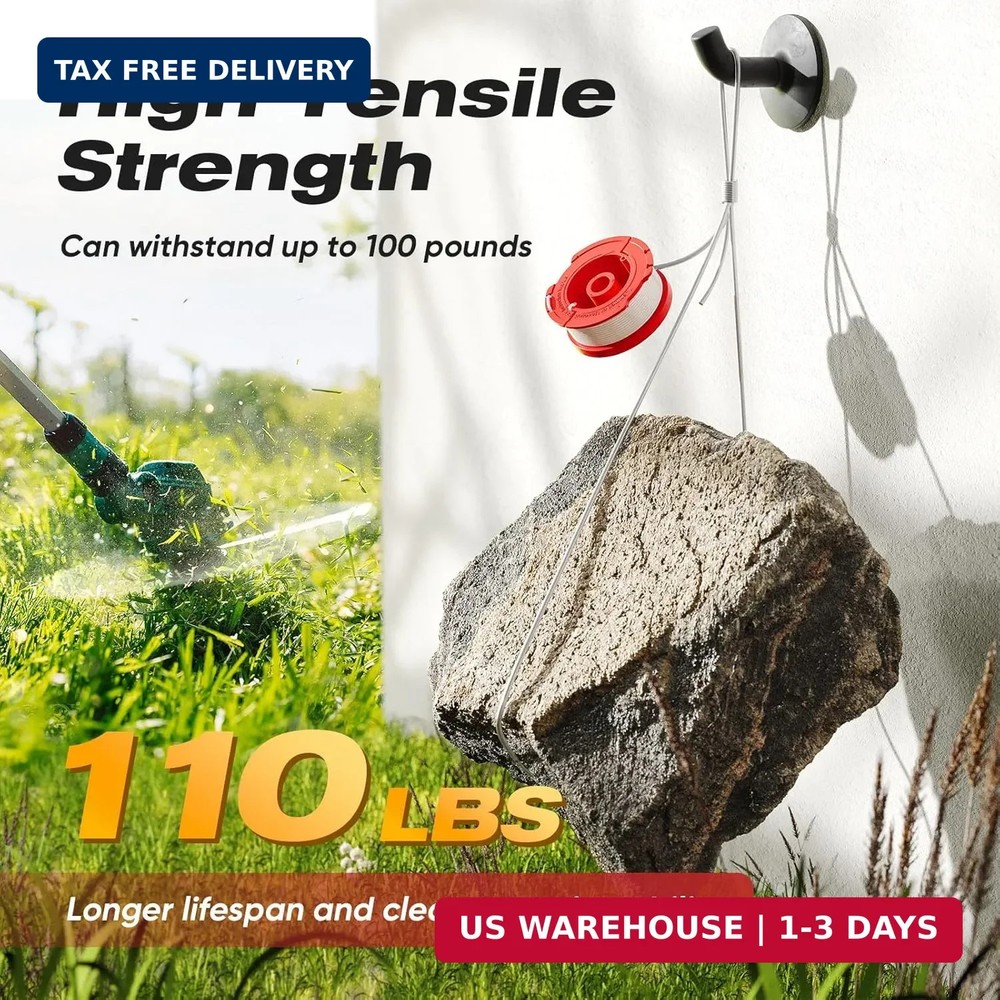 YWTESCH 8 Pcs CMZST0653 Weedeater String Compatible with Craftsman Weed Wacker,