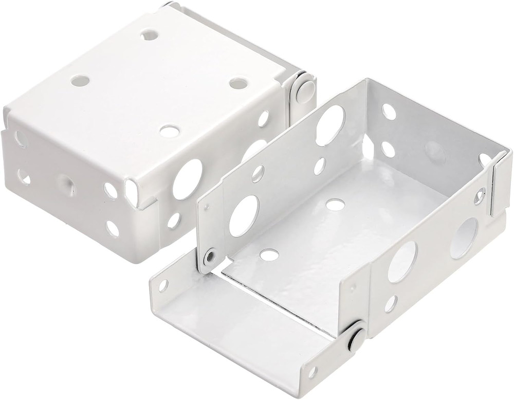 12 Pack 2.5 Inch Blind Brackets, Low Profile Box Mounting Bracket for Window ...