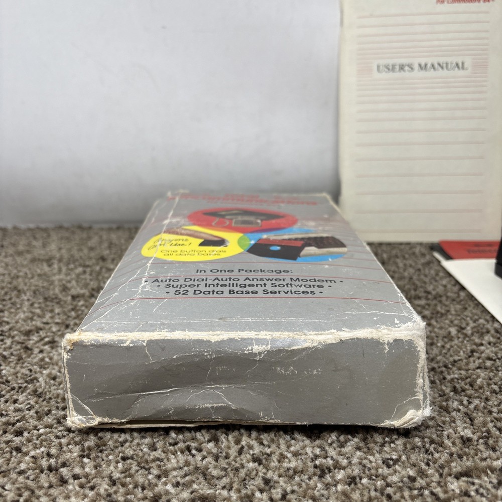 Total Telecommunications For Commodore 64 In One Package w/ Modem C64 with Box