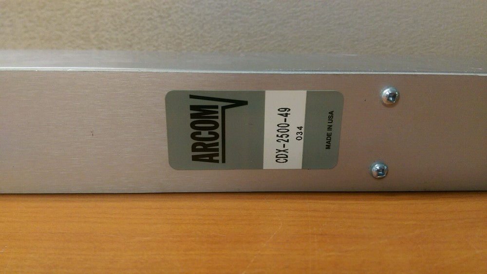 ARCOM CDX-2500-49 Single Channel (34) Eliminator.