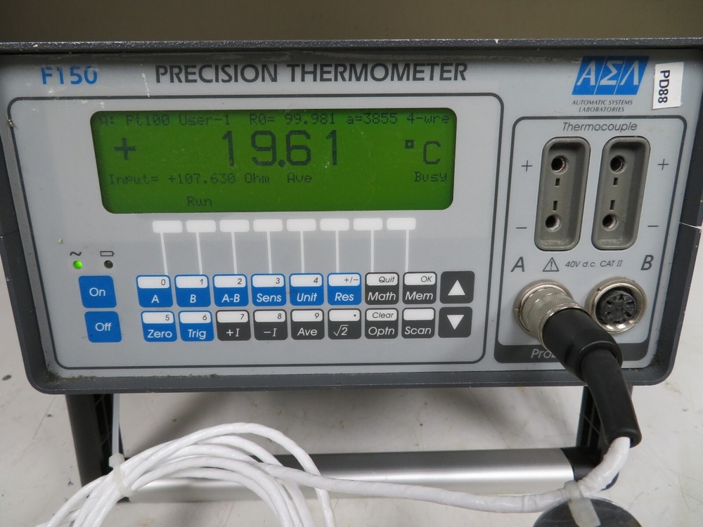 ASL Automatic Systems Laboratories F150 Precision Thermometer Probe PD88