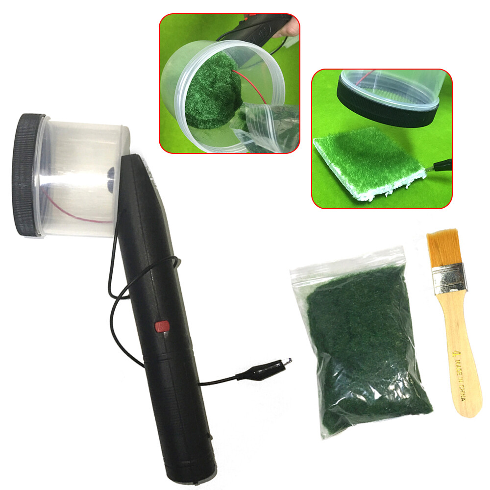 Handheld Static Grass Flock Applicator Strong Power Advanced Flocking Scenery